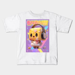 OLDSCHOOL HEADPHONE JACK - AUDIO THINGYS COLLECTION | Anime Manga Kawaii Music Instrumental Pop Art Design | PROUD OTAKU Kids T-Shirt